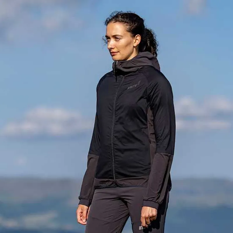 Inov8 Performance Hybrid Women's Softshell Jacket in Black/Graphite-6