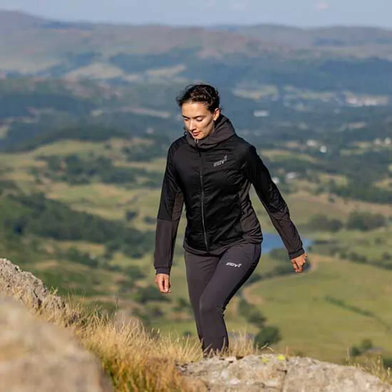 Inov8 Performance Hybrid Women's Softshell Jacket in Black/Graphite-7