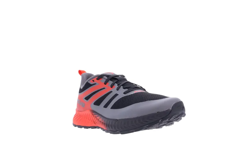 Inov8 TrailFly Wide Men's Trail Running Shoe in Black/Fiery Red/Dark Grey-5