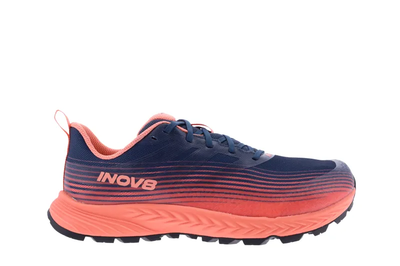 Inov8 TrailFly Speed Wide Women's Trail Running Shoe in Navy/Coral