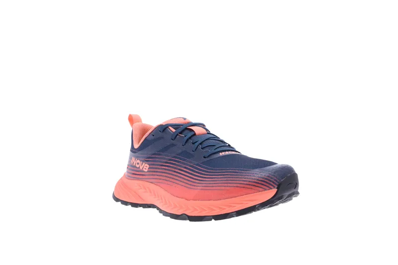 Inov8 TrailFly Speed Wide Women's Trail Running Shoe in Navy/Coral-5
