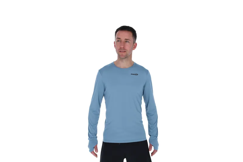 Inov8 Performance Long Sleeve Men's T-Shirt in Blue Grey/Slate