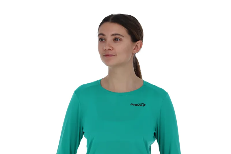Inov8 Performance Long Sleeve Women's T-Shirt in Aqua/Dark Aqua-3
