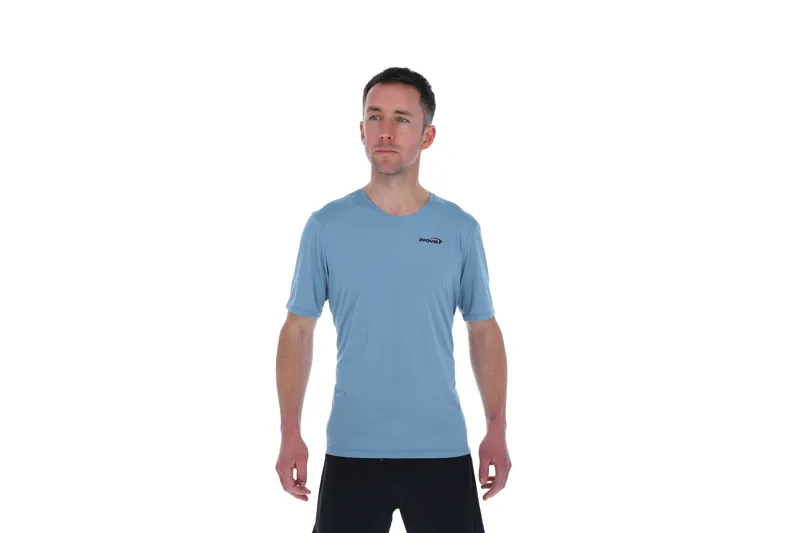 Inov8 Performance Short Sleeve Men's T-Shirt in Blue Grey/Slate-3