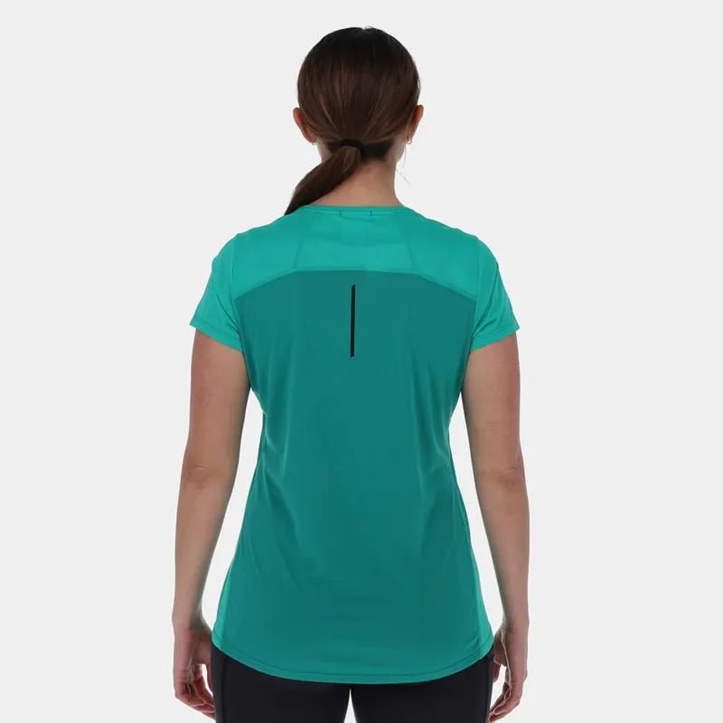 Inov8 Performance Short Sleeve Women's T-Shirt in Aqua/Dark Aqua-1