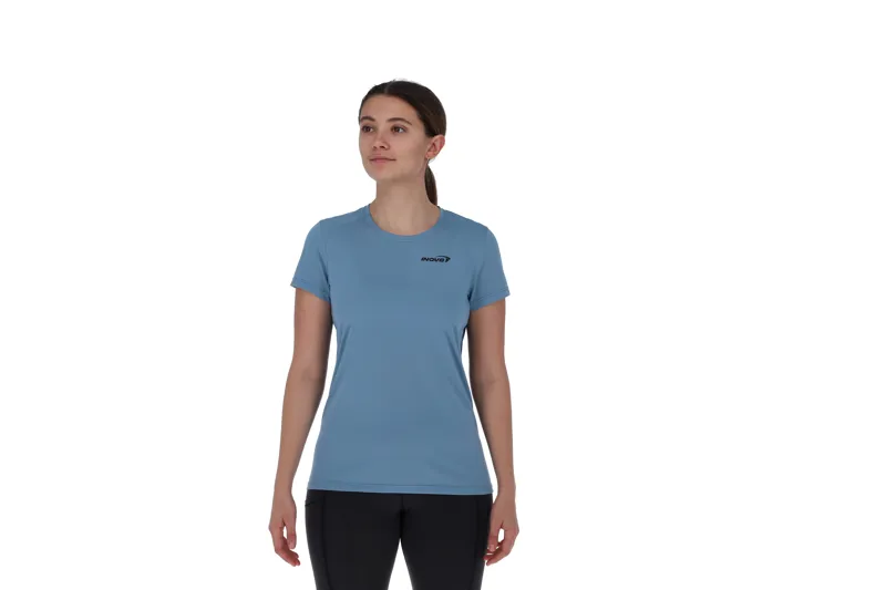 Inov8 Performance Short Sleeve Women's T-Shirt in Blue Grey/Slate