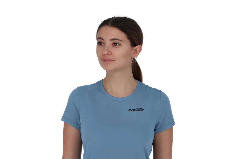 Inov8 Performance Short Sleeve Women's T-Shirt in Blue Grey/Slate-2