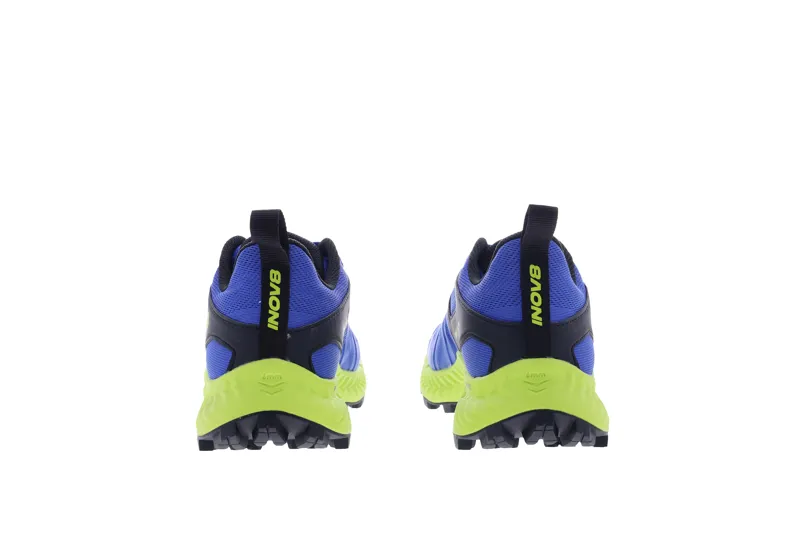 Inov8 Trailtalon Standard Men's Trail Running Shoe in Blue/Black/Lime-4
