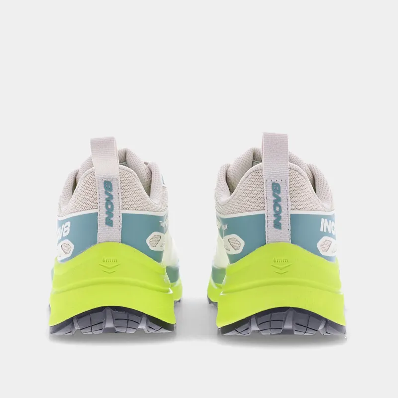 Inov8 TrailFly Max Women's Trail Running Shoe in Ivory/Storm Blue/Lime-4