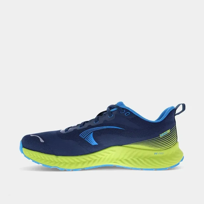 Inov8 RoadFly Wide Men's Road Running Shoe in Navy/Blue/Lime-2