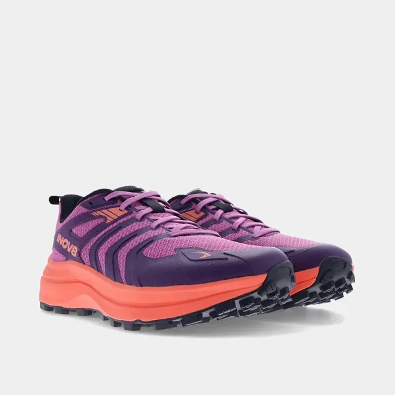 Inov8 Trailtalon Max Wide Women's Trail Running Shoe in Purple/Coral-4