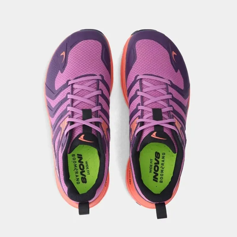 Inov8 Trailtalon Max Standard Women's Trail Running Shoe in Purple/Coral-5