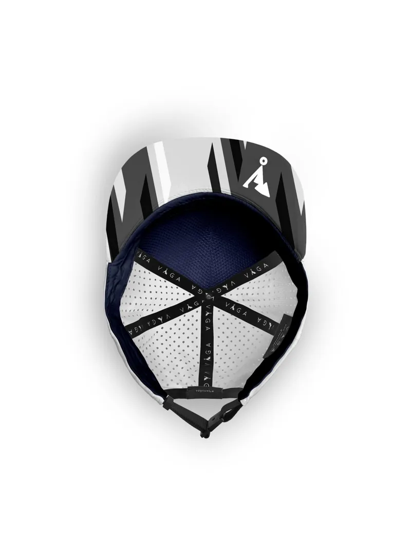 Våga Trucker Cap in White/ Charcoal Grey/ Navy/ Black -1