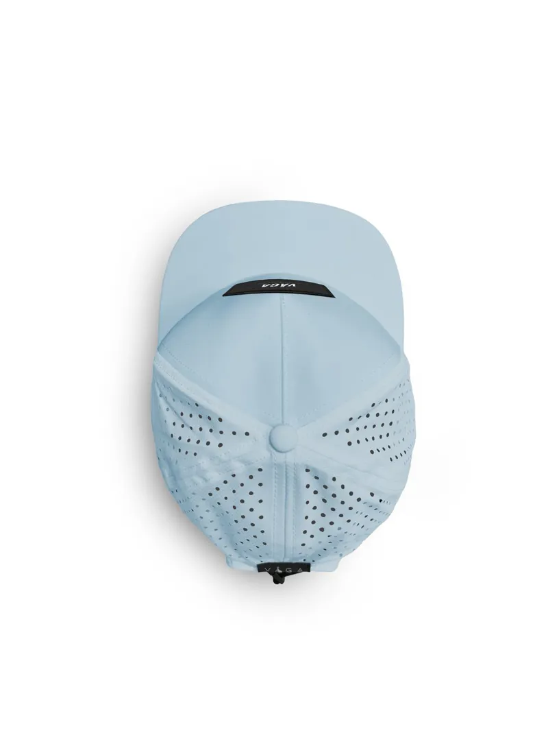 Våga Trucker Cap in Pastel Blue/ Navy/ White 