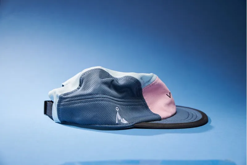 Våga Running Club Cap in Mint/Blue Grey/Pink-3