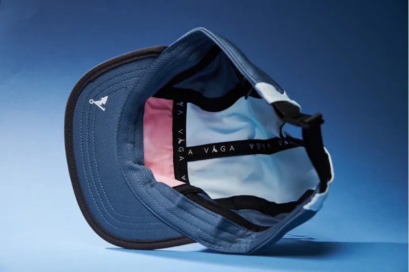 Våga Running Club Cap in Mint/Blue Grey/Pink-4