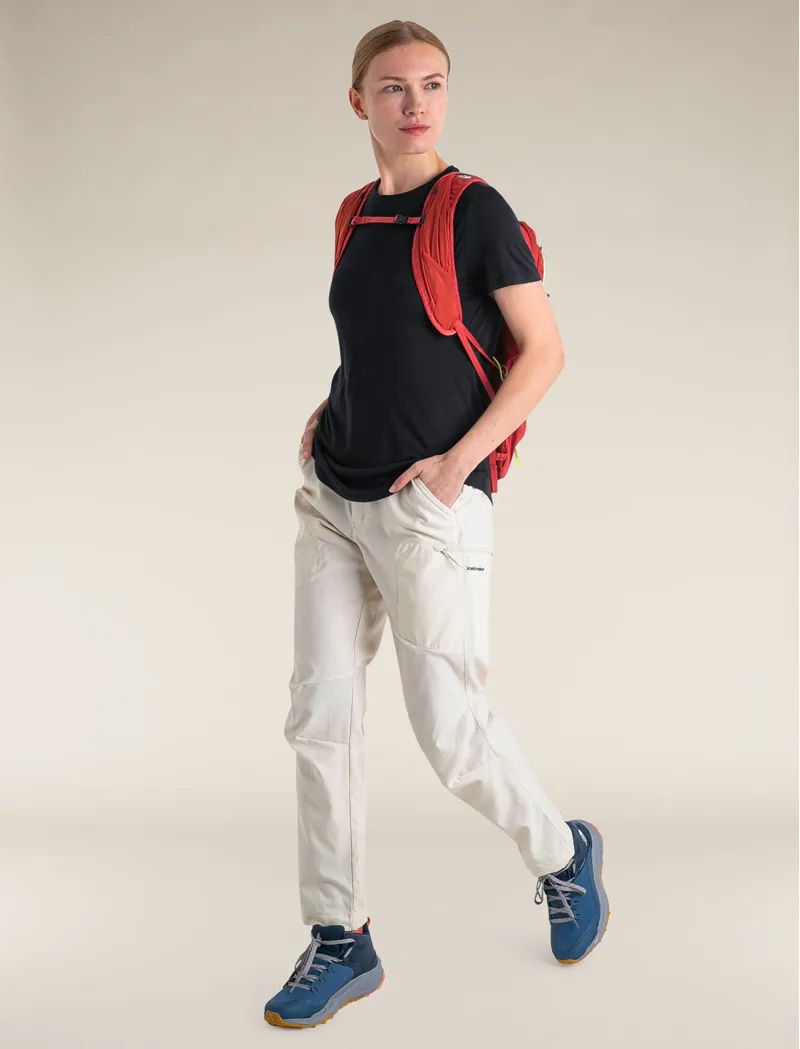 Icebreaker Merino Blend 125 Cool-Lite Sphere Short Sleeve Women's T-shirt in Black-2