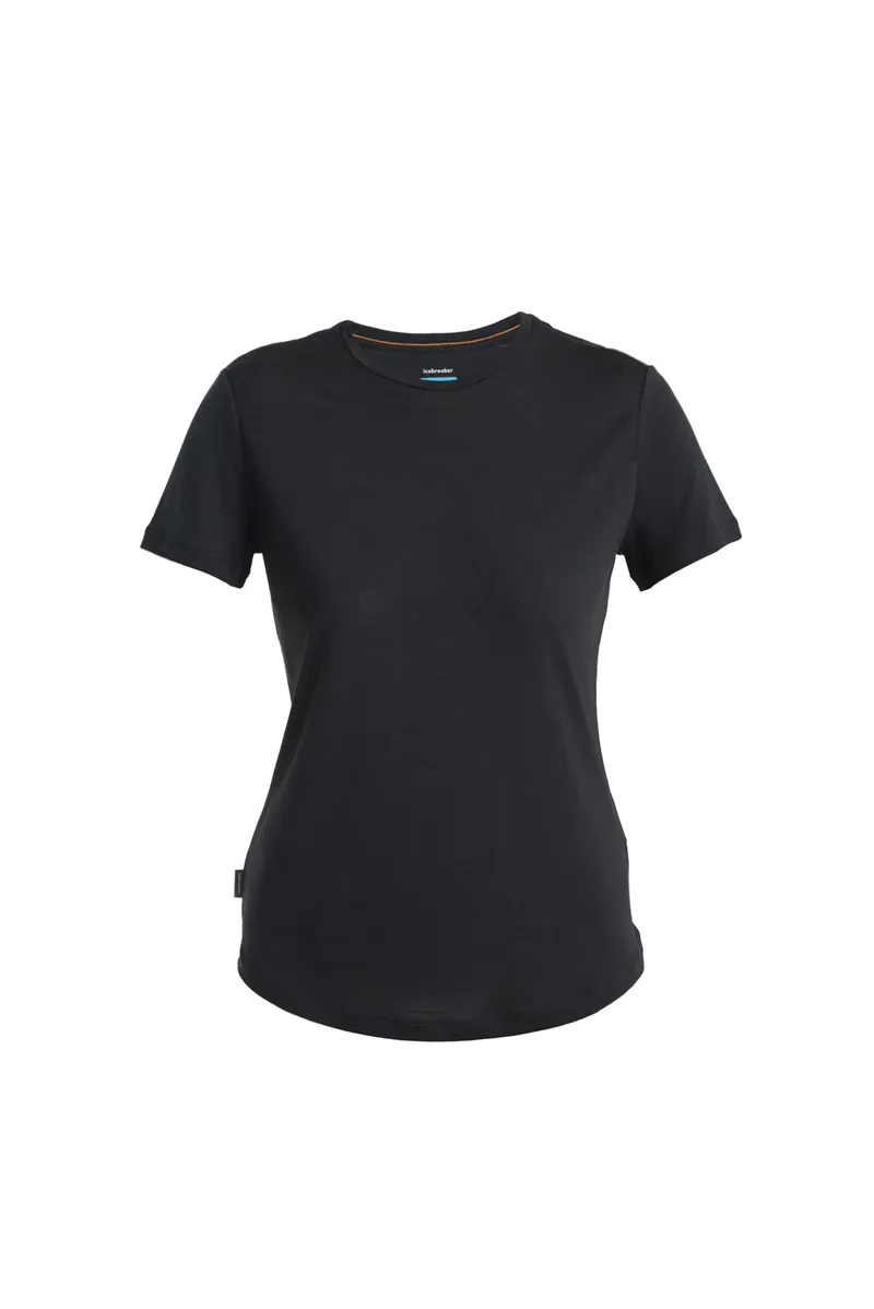 Icebreaker Merino Blend 125 Cool-Lite Sphere Short Sleeve Women's T-shirt in Black-4