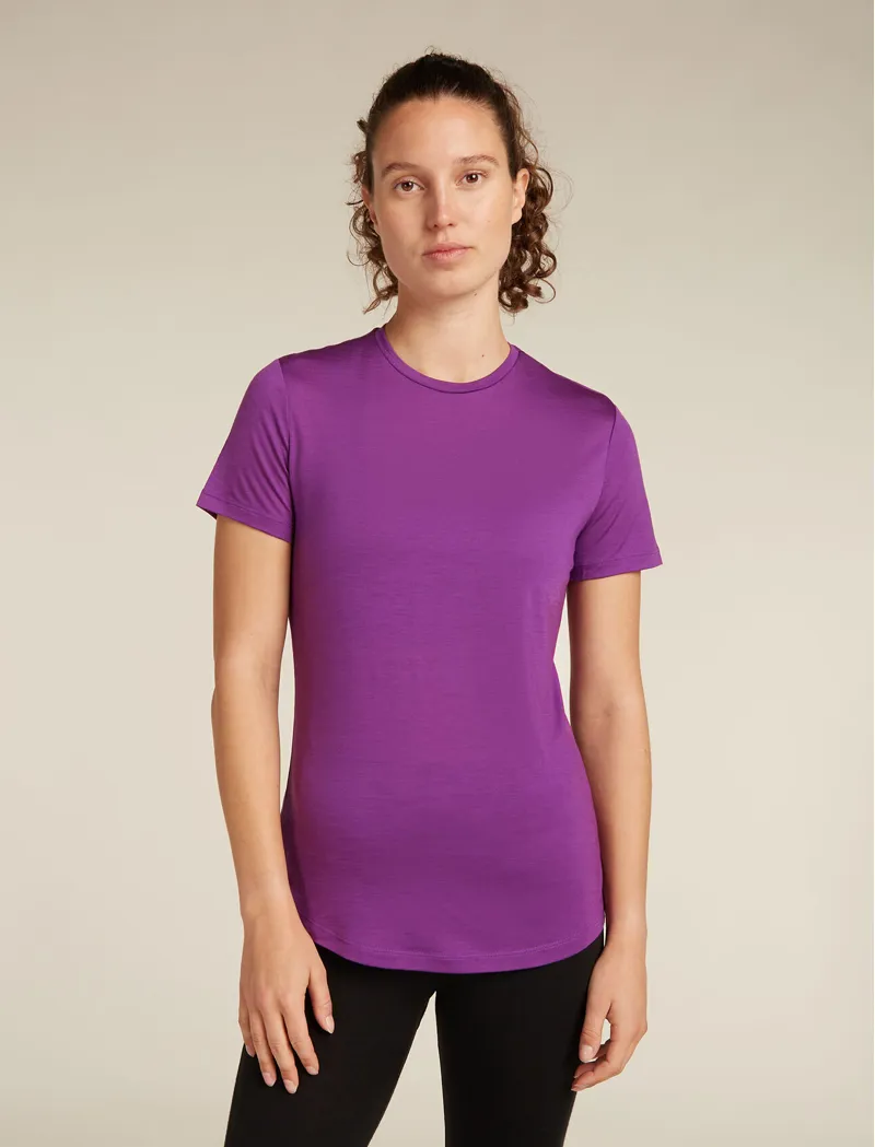 Icebreaker Merino Blend 125 Cool-Lite Sphere Short Sleeve Women's T-shirt in Passion