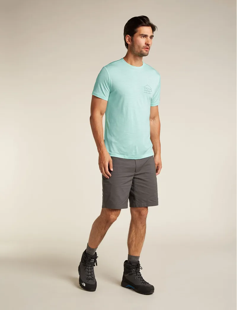 Icebreaker Merino Blend 125 Cool-Lite Sphere Short Sleeve Explore More Men's T-shirt in Mint-2
