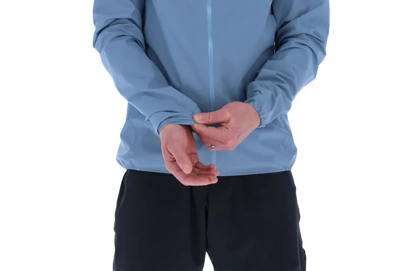 Inov8 Stormshell FZ V2 Men's Waterproof Running Jacket in Blue Grey-5