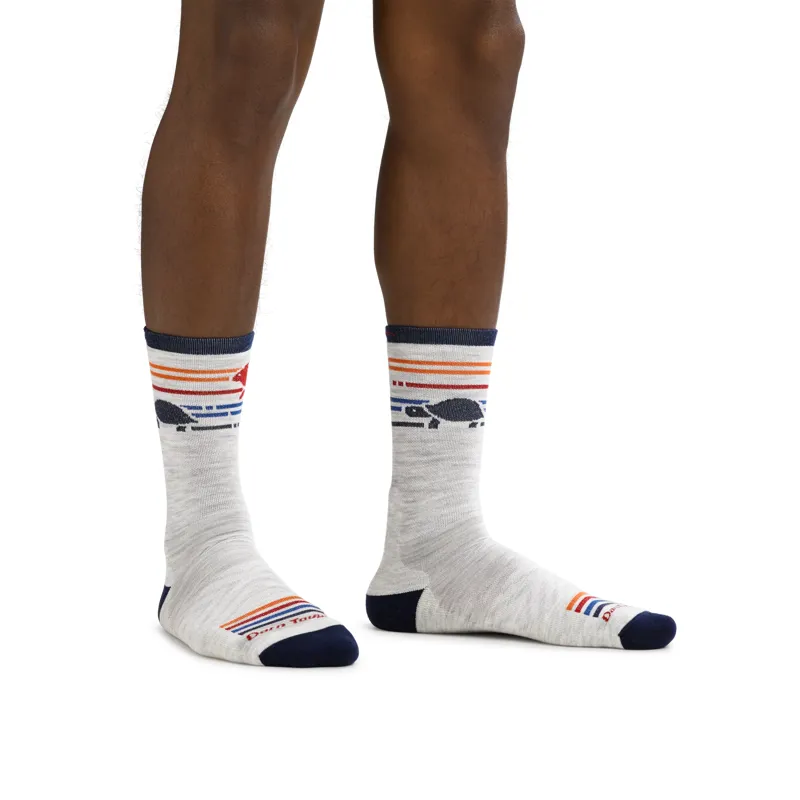 Darn Tough Pacer Micro Crew Ultra-Lightweight Men's Running Sock in Ash-1
