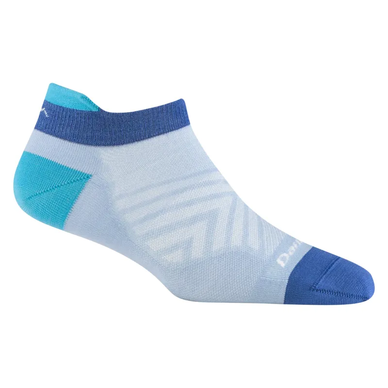 Darn Tough Run No Show Tab Ultra-Lightweight Women's Running Sock in Sky