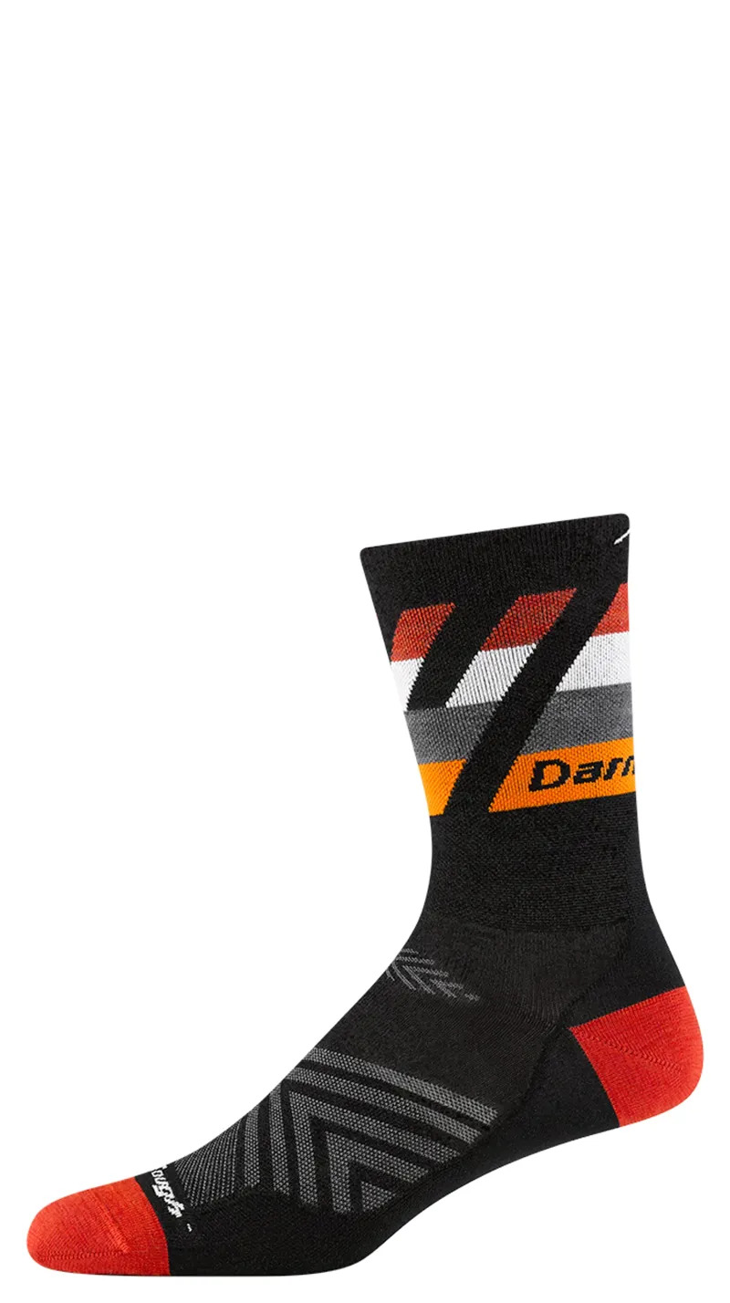 Darn Tough Frontrunner Micro Crew Ultra-Lightweight Running Sock in Black-1