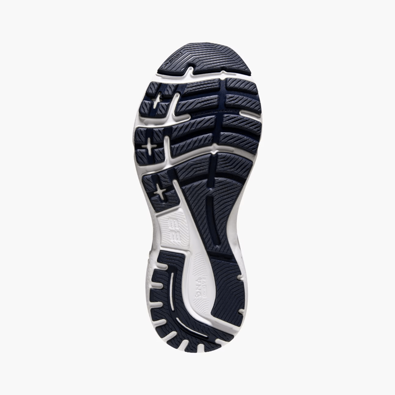 Brooks Adrenaline GTS 23 Men's Road Running Shoe in Peacoat/Ultramarina/Orange-1