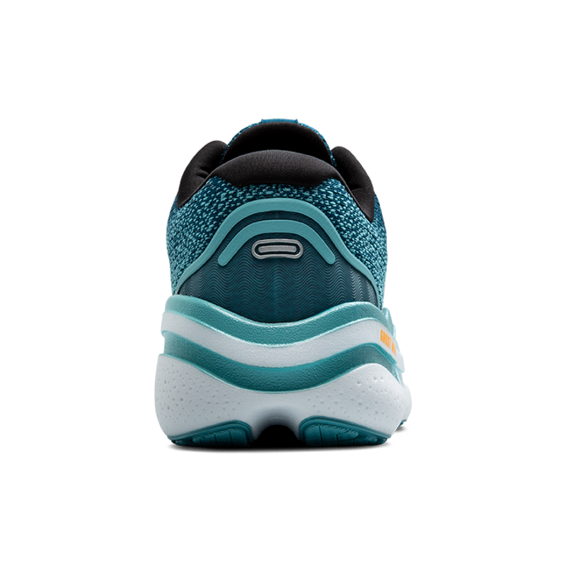 Brooks Ghost Max 2 Men's Road Running Shoe in Moroccan Blue/Aqua/Orange Pop-4