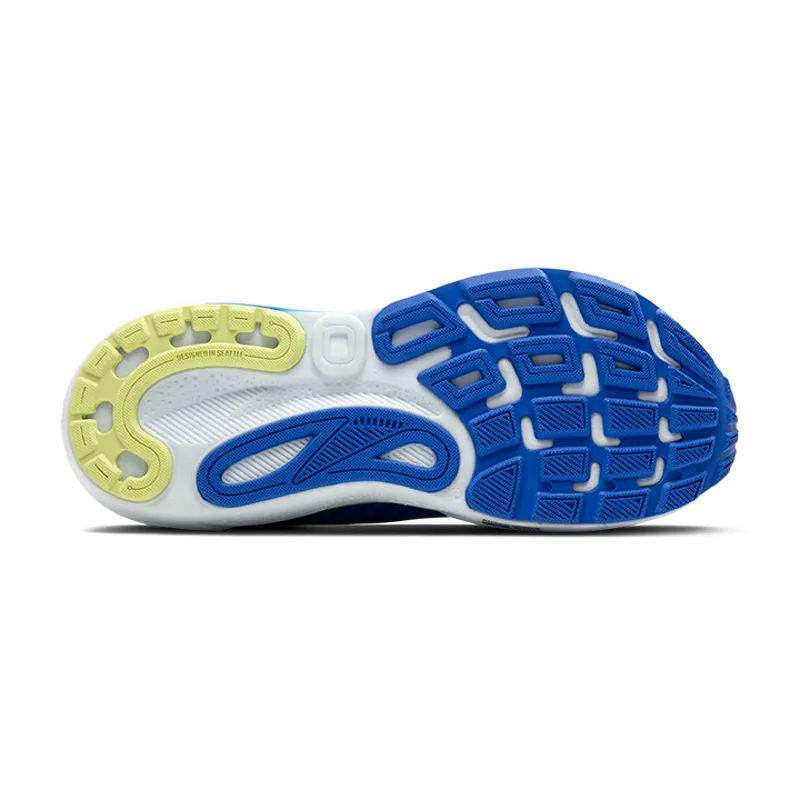 Brooks Adrenaline GTS 24 Men's Road Running Shoe in Cobalt/Neo Yellow/Peacoat-2