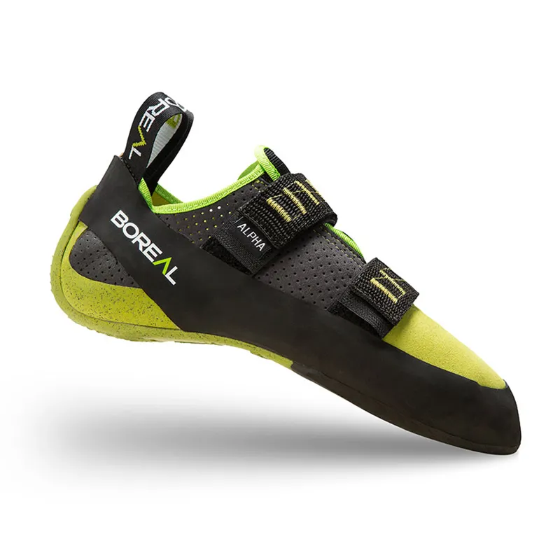 Boreal Alpha Men's Climbing Shoe in Graphite/Green