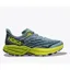 HOKA Speedgoat 5 Men's Trail Running Shoe in Stone Blue/Dark Citron
