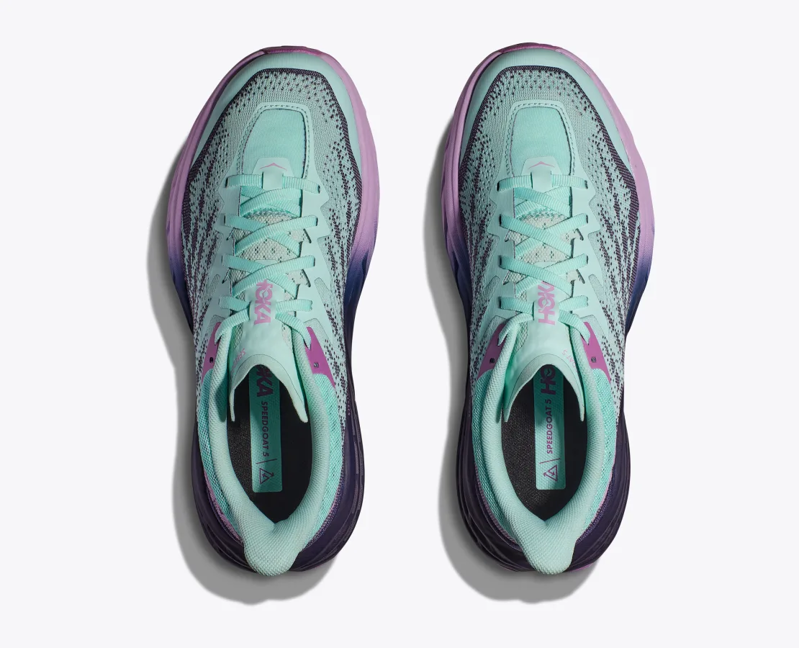 HOKA Speedgoat 5 WIDE Women's Trail Running Shoe in Sunlit Ocean/Night Sky-2