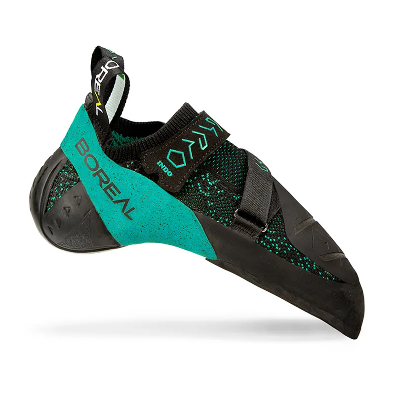 Boreal Indo Women's Climbing Shoe in Black/Teal