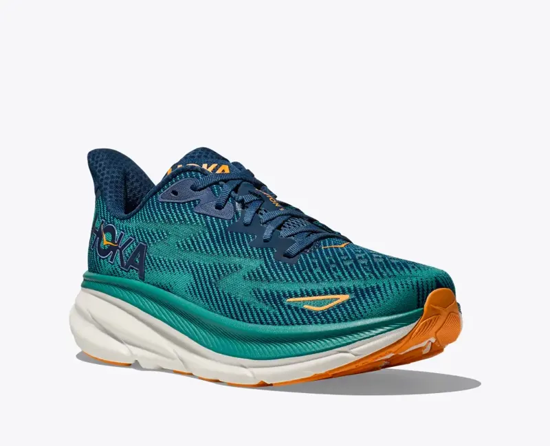 HOKA Clifton 9 Men's Road Running Shoe in Midnight/Oceanic-7