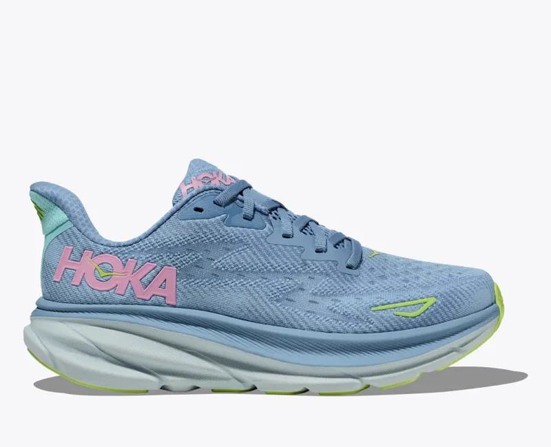 HOKA Clifton 9 Women's Road Running Shoe in Dusk/Pink Twilight