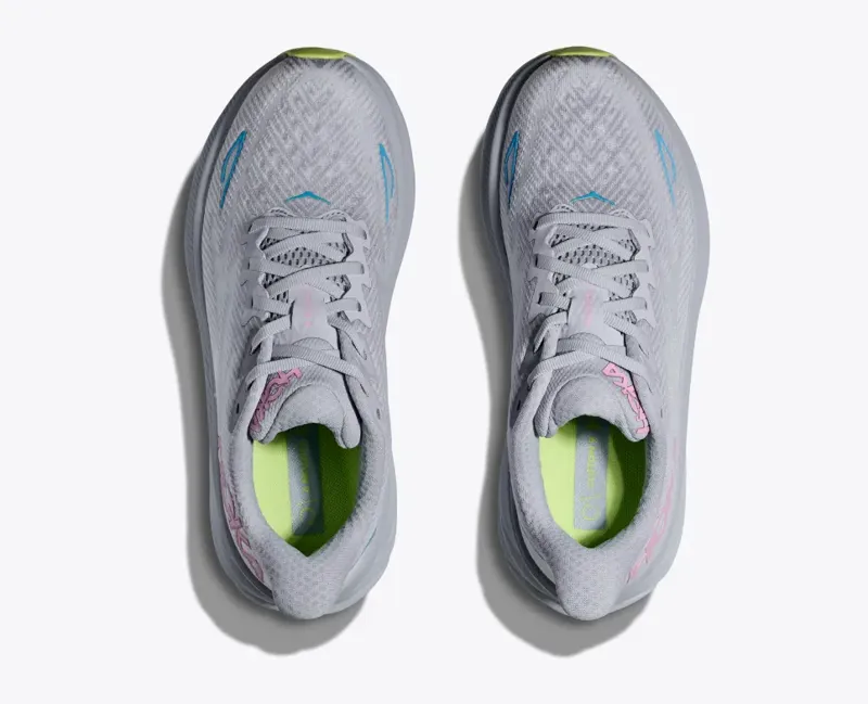 HOKA Clifton 9 Women's Road Running Shoe in Gull/Sea Ice-1