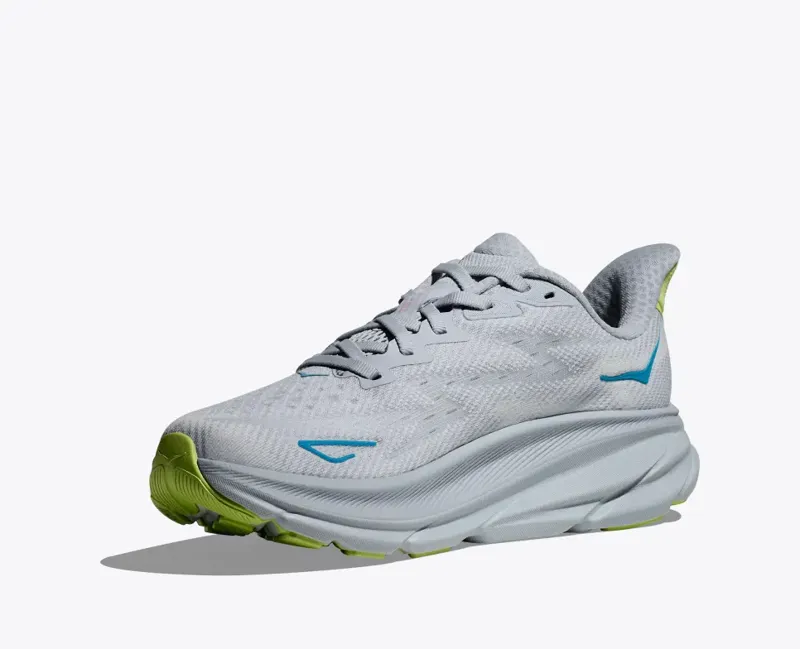 HOKA Clifton 9 Women's Road Running Shoe in Gull/Sea Ice-6