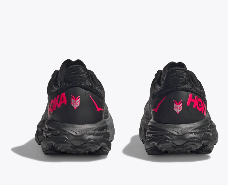 HOKA Speedgoat 5 GTX Women's Trail Running Shoe in Black/Black-5