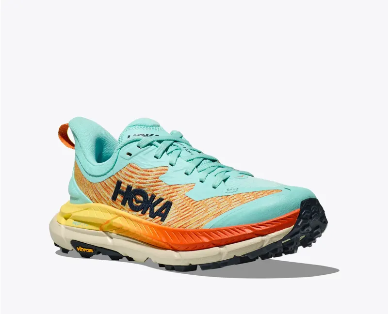 HOKA Mafate Speed 4 Men's Trail Running Shoe in Cloudless/Sherbet-7
