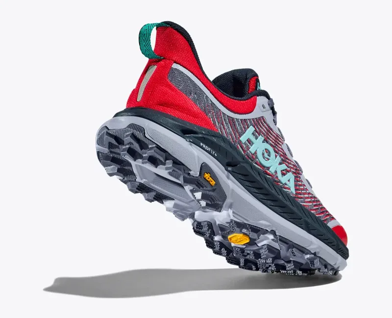 HOKA Mafate Speed 4 Men's Trail Running Shoe in Cerise/Stormy Skies-4