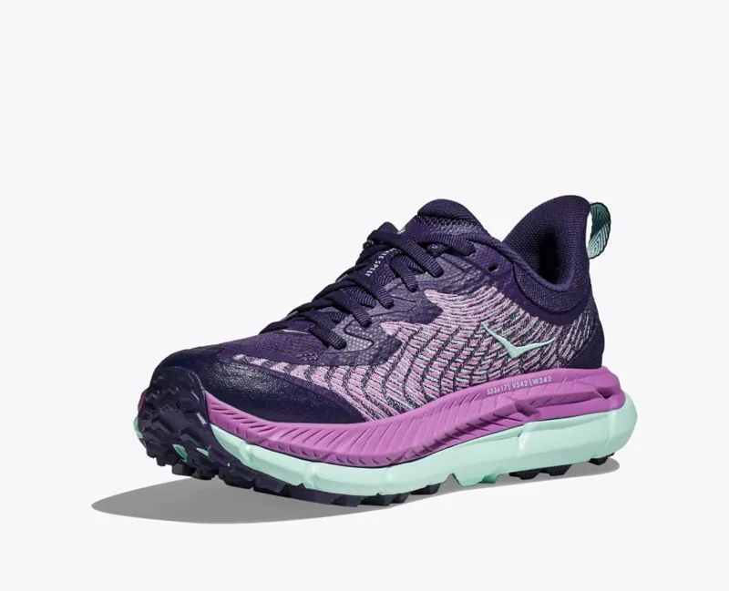 HOKA Mafate Speed 4 Women's Trail Running Shoe in Night Sky/Orchid Flower-6