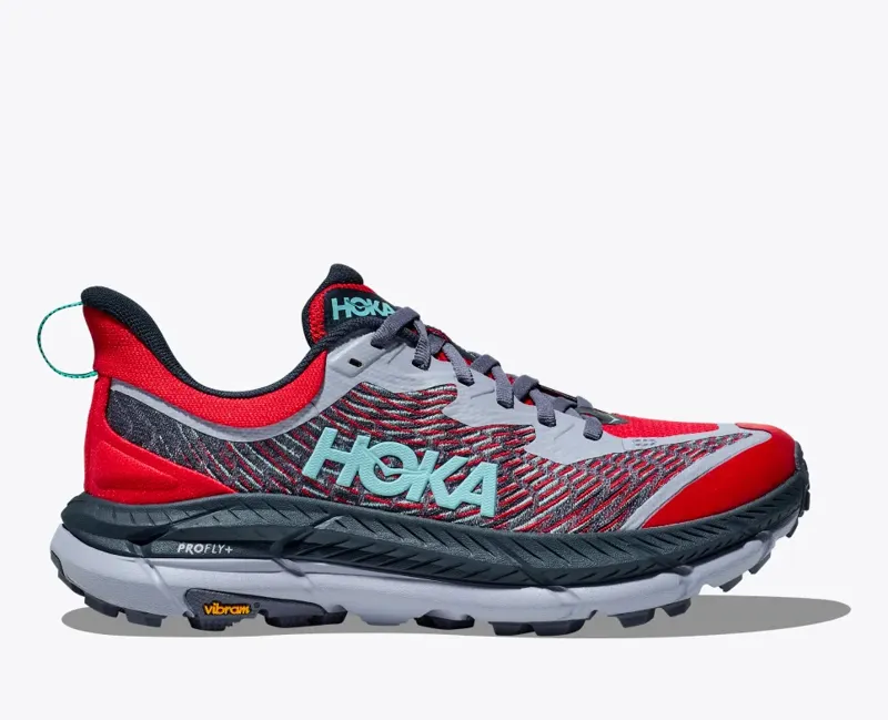HOKA Mafate Speed 4 Women's Trail Running Shoe in Cerise/Stormy Skies