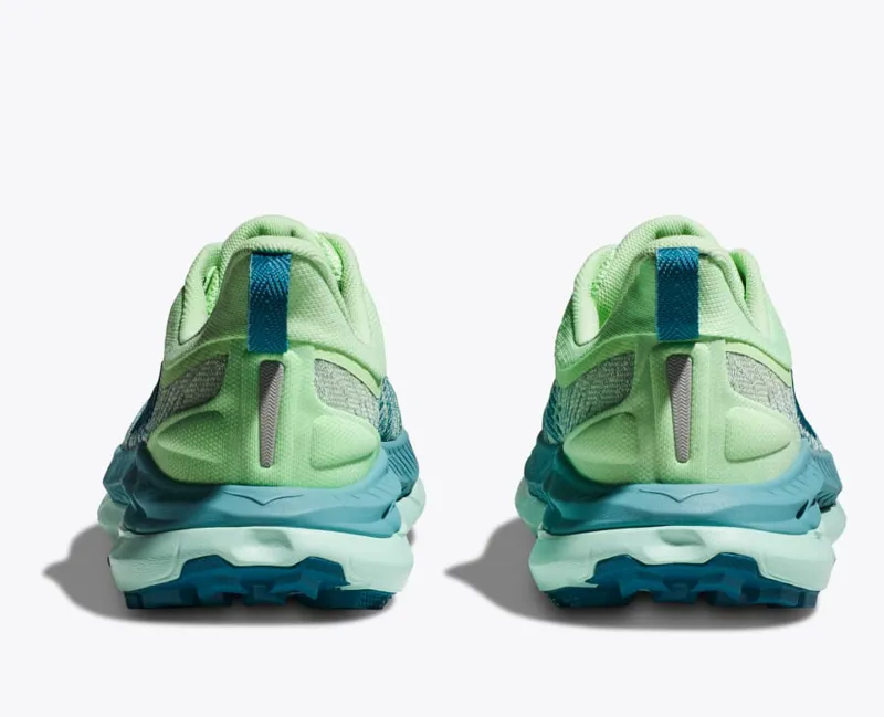 HOKA Mafate Speed 4 Women's Trail Running Shoe in Lime Glow/Ocean Mist-5