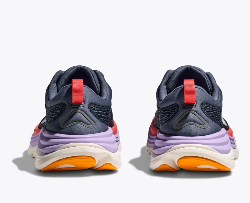 HOKA Gaviota 5 Women's Road Running Shoe in Anchor/Grapefruit -4