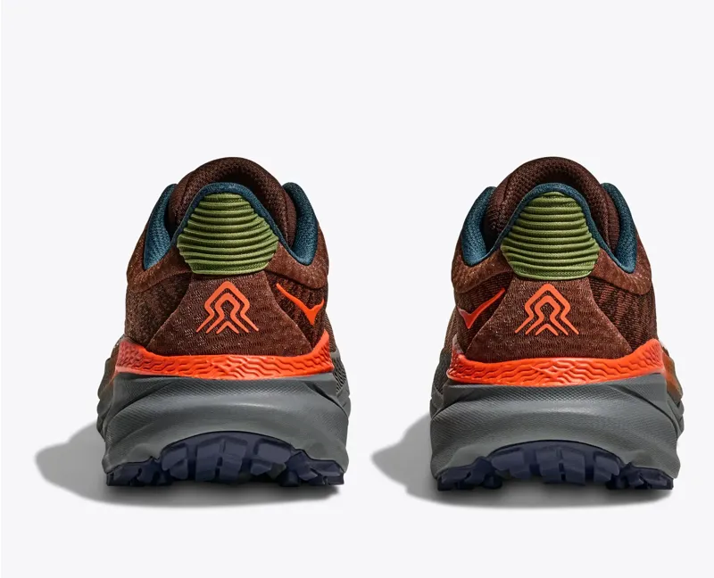 HOKA Challenger 7 Men's Road/Trail Running Shoe in Mineral Brown/Asteroid-5