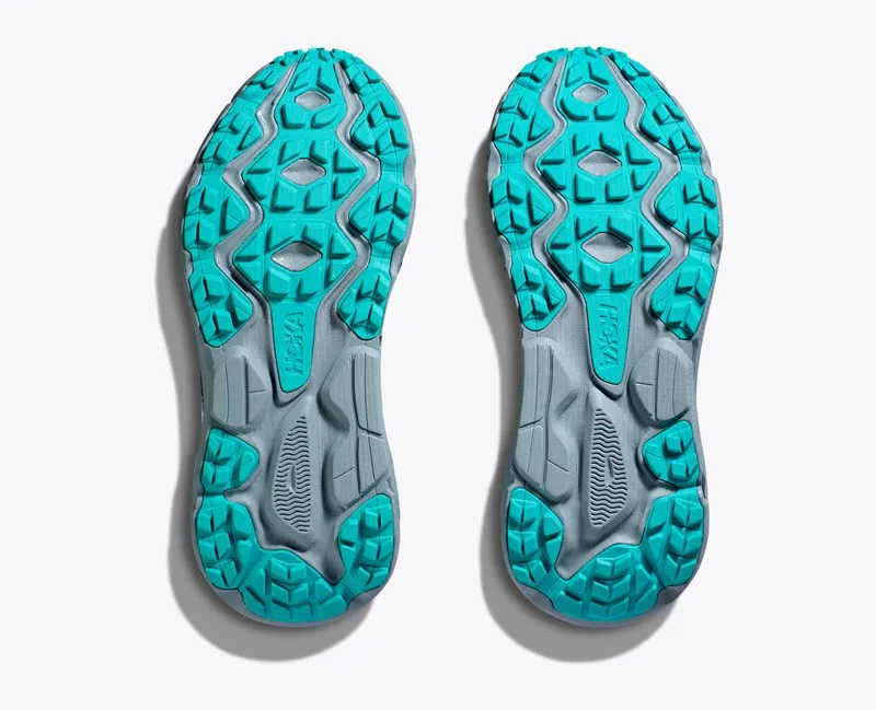 HOKA Challenger 7 Women's Road/Trail Running Shoe in Bellwether Blue/Stone Blue-1