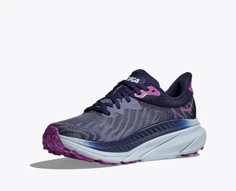 HOKA Challenger 7 Women's Road/Trail Running Shoe in Meteor/Night Sky-6
