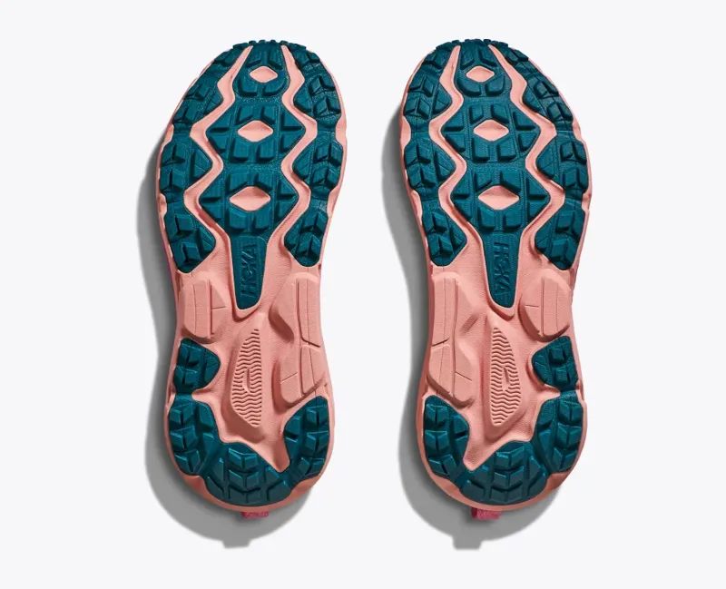 HOKA Challenger 7 GORE-TEX Women's Road/Trail Running Shoe in Ocean Mist/Deep Lagoon-1